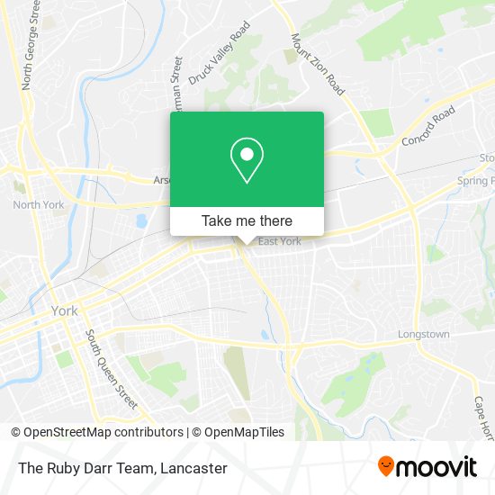 The Ruby Darr Team map