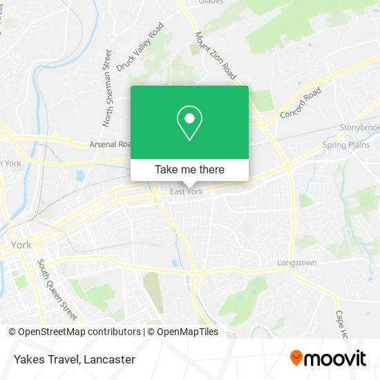 Yakes Travel map