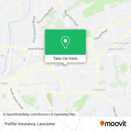 Mapa de Peiffer Insurance