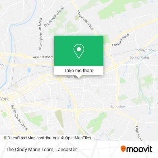 The Cindy Mann Team map