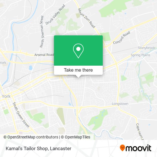 Kamal's Tailor Shop map