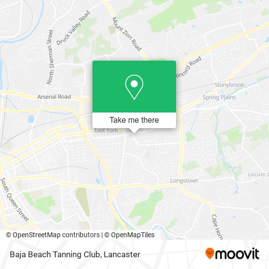Mapa de Baja Beach Tanning Club