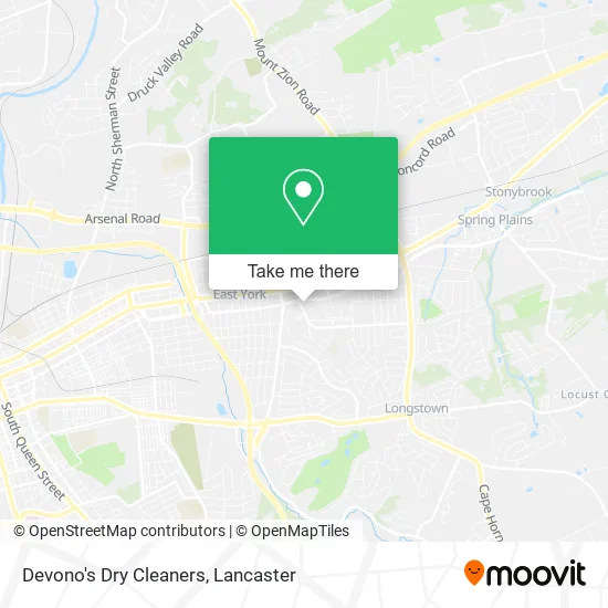 Devono's Dry Cleaners map