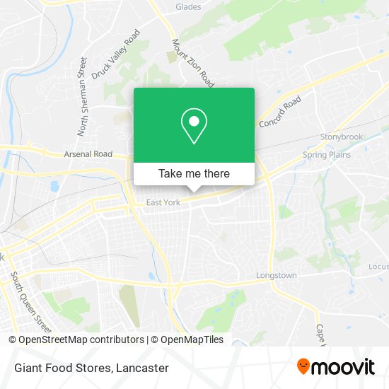 Giant Food Stores map
