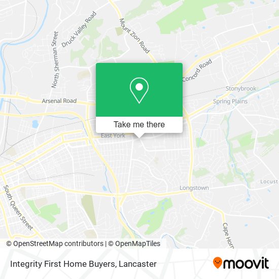 Integrity First Home Buyers map
