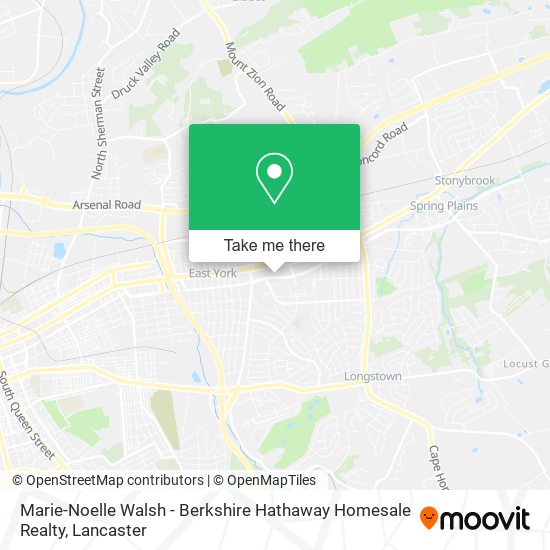 Mapa de Marie-Noelle Walsh - Berkshire Hathaway Homesale Realty