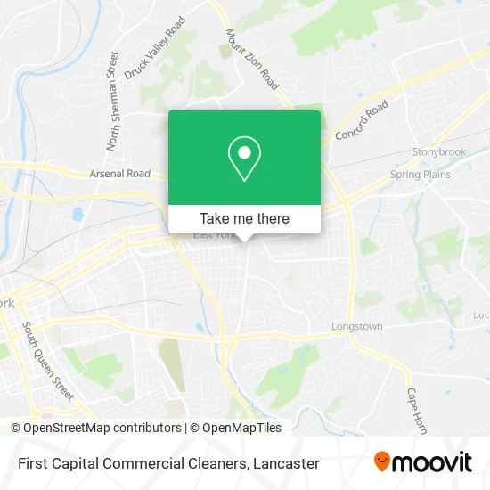 First Capital Commercial Cleaners map