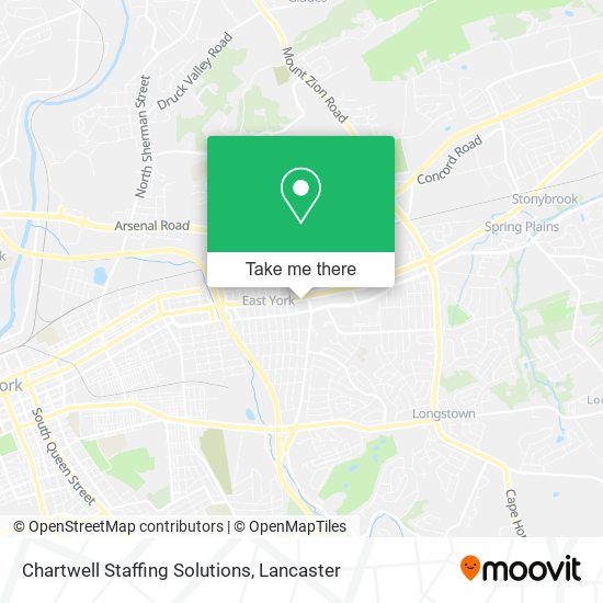 Chartwell Staffing Solutions map
