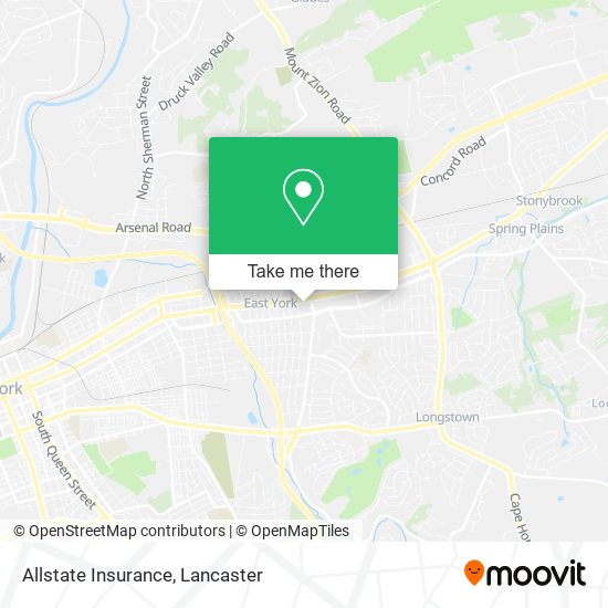 Allstate Insurance map