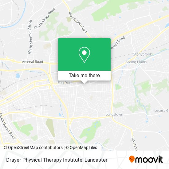 Drayer Physical Therapy Institute map