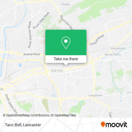 Mapa de Taco Bell