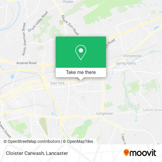 Mapa de Cloister Carwash