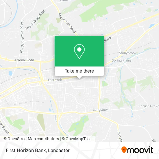 First Horizon Bank map