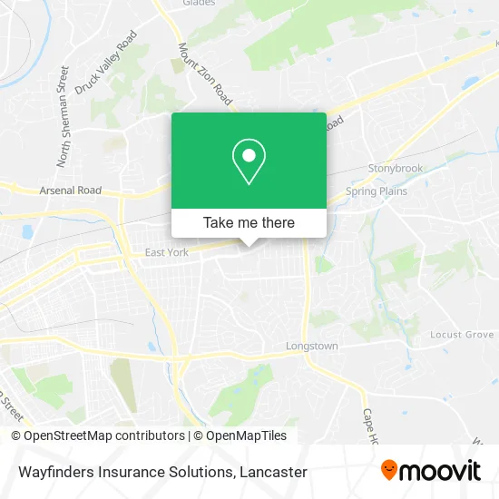 Wayfinders Insurance Solutions map
