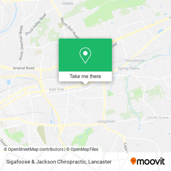 Mapa de Sigafoose & Jackson Chiropractic