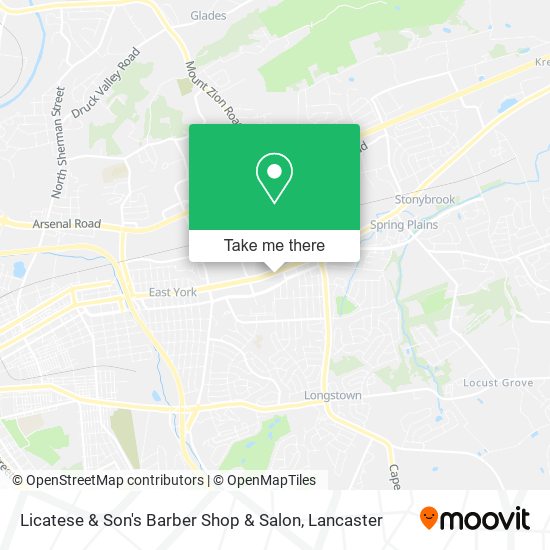 Licatese & Son's Barber Shop & Salon map