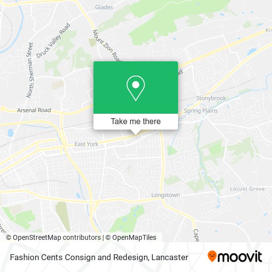 Fashion Cents Consign and Redesign map