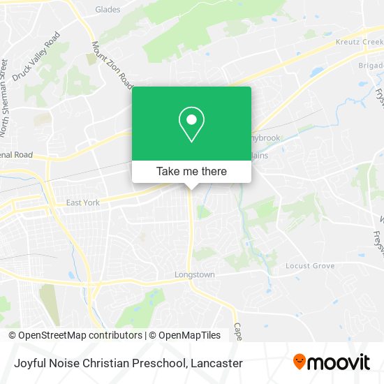 Joyful Noise Christian Preschool map