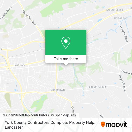 Mapa de York County Contractors Complete Property Help