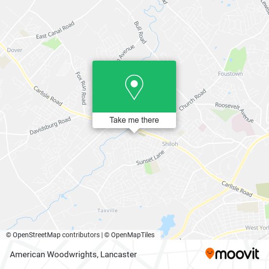Mapa de American Woodwrights
