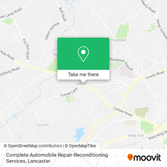 Complete Automobile Repair-Reconditioning Services map