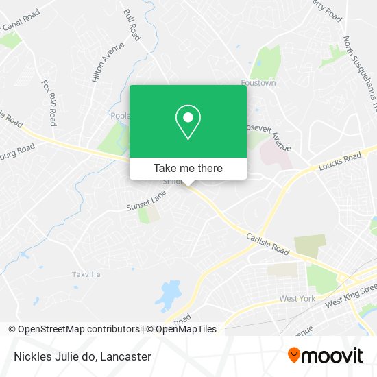 Mapa de Nickles Julie do