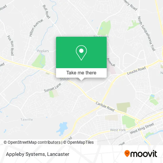 Appleby Systems map