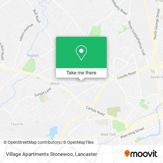 Mapa de Village Apartments Stonewoo