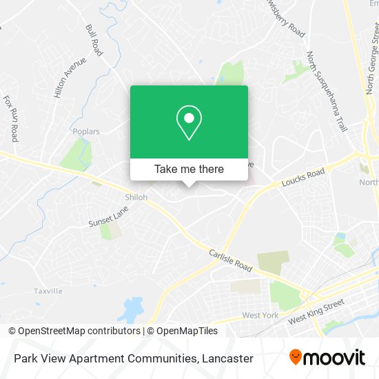 Park View Apartment Communities map