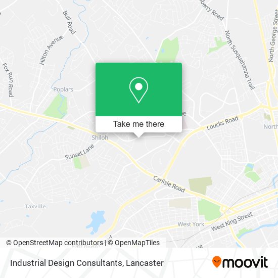 Industrial Design Consultants map