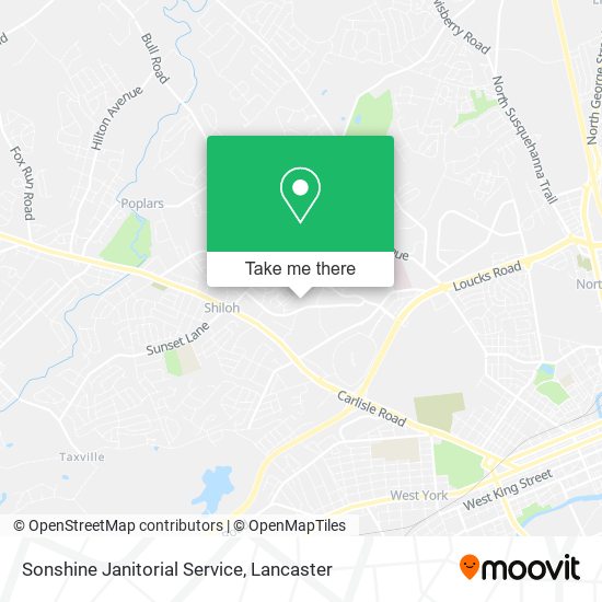 Mapa de Sonshine Janitorial Service
