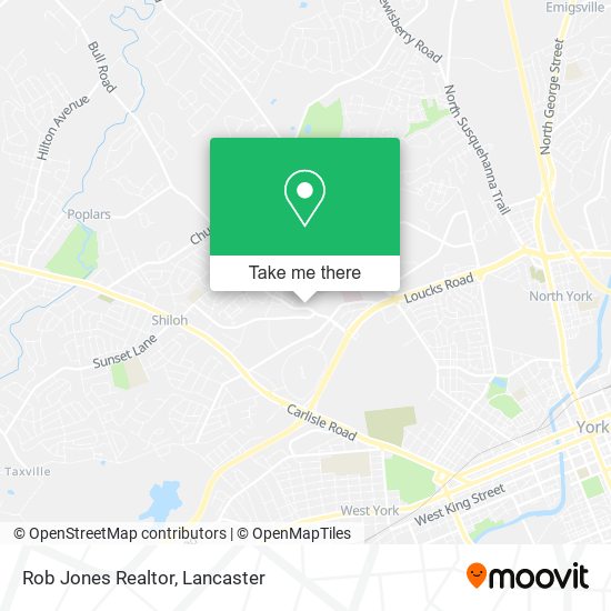 Rob Jones Realtor map