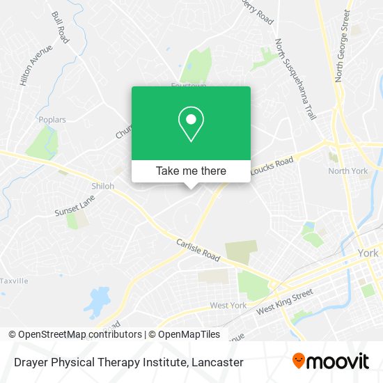 Drayer Physical Therapy Institute map