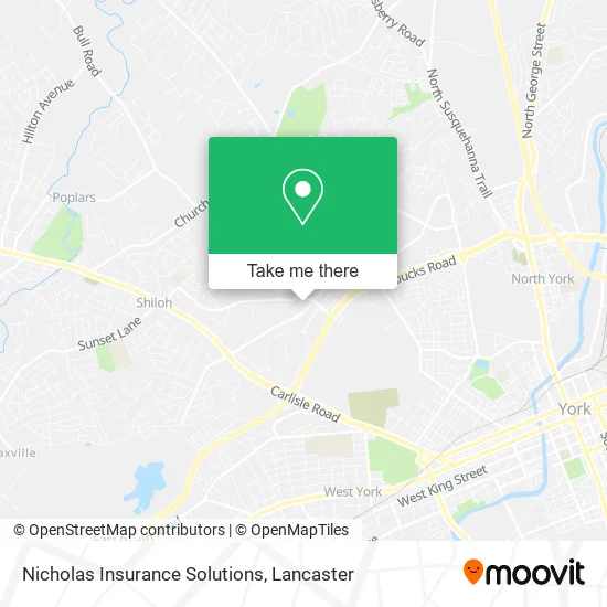Nicholas Insurance Solutions map