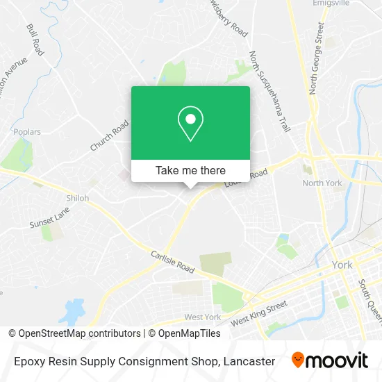 Epoxy Resin Supply Consignment Shop map