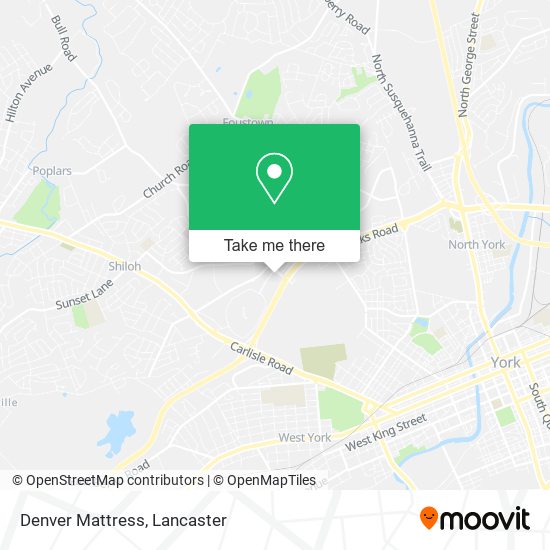 Mapa de Denver Mattress