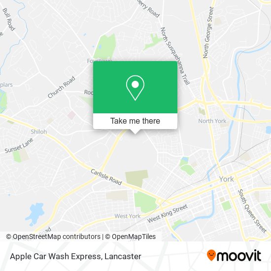 Apple Car Wash Express map