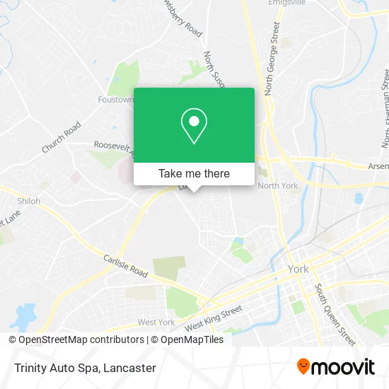 Trinity Auto Spa map