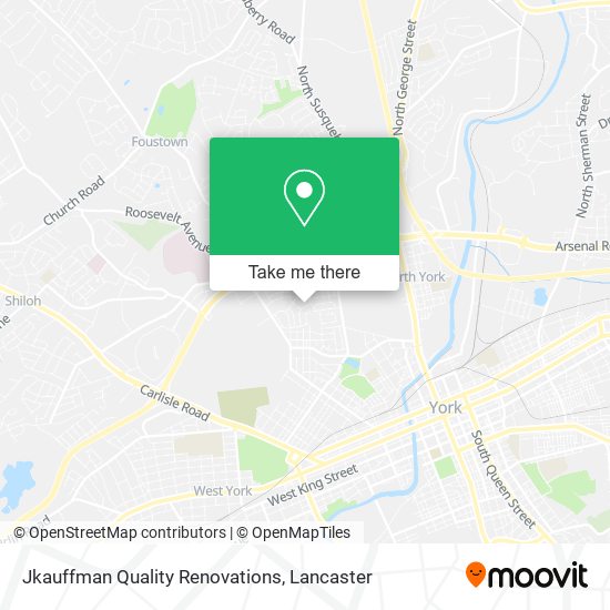 Jkauffman Quality Renovations map