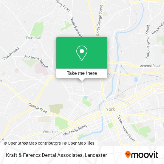Kraft & Ferencz Dental Associates map