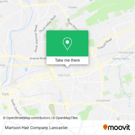Martson Hair Company map