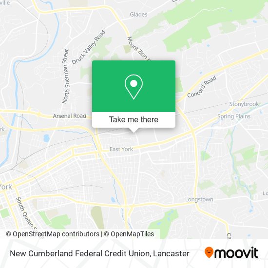 Mapa de New Cumberland Federal Credit Union