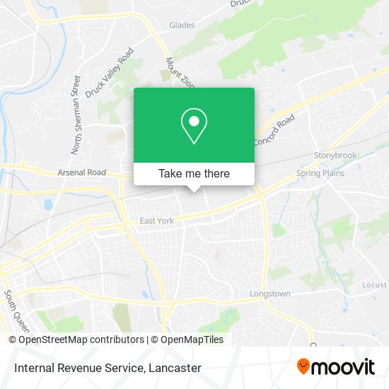 Internal Revenue Service map