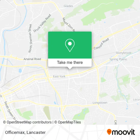Officemax map