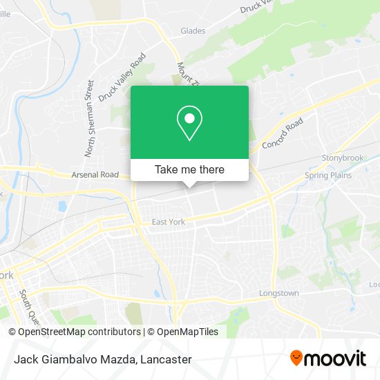 Jack Giambalvo Mazda map