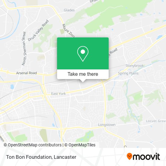 Ton Bon Foundation map