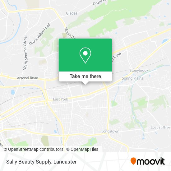 Mapa de Sally Beauty Supply
