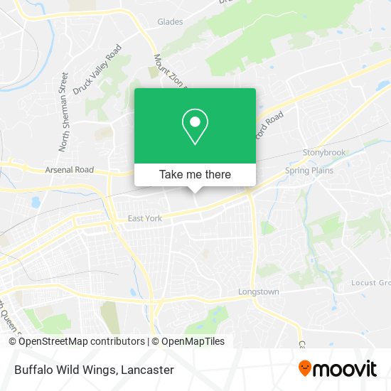 Mapa de Buffalo Wild Wings