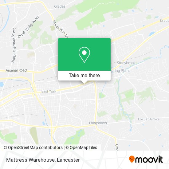 Mattress Warehouse map