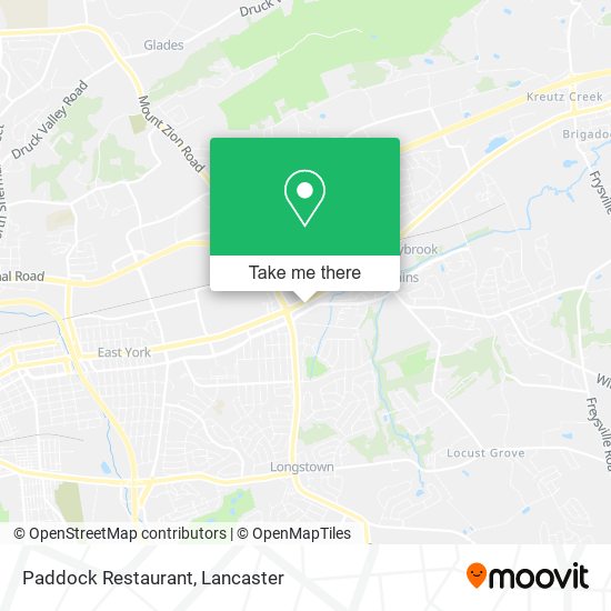 Mapa de Paddock Restaurant
